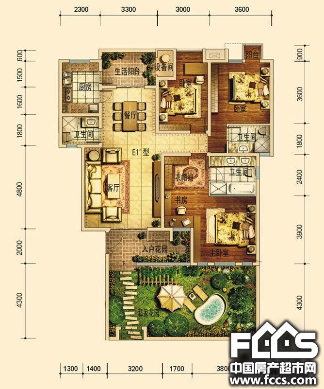 南充天庐户型图 - 南充房产超市网