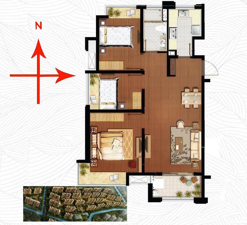 户型编号: 象屿品城2室2厅户型图 楼型用途: 住宅 户 型: 面 积: 约