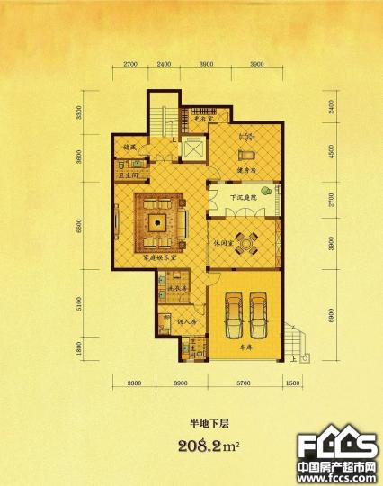 顺发随园807.5㎡户型图户型 参考面积:约808平米