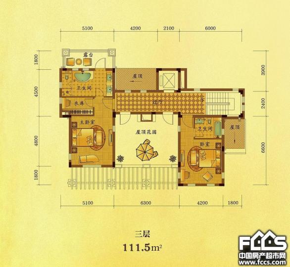 顺发随园807.5㎡户型图户型 参考面积:约808平米