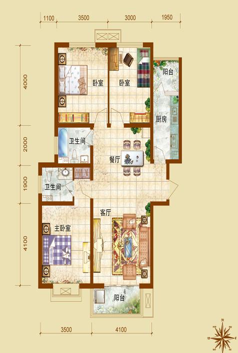 石家庄龙华苑户型图 石家庄房产超市网