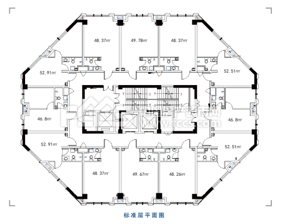 日照锦华广场户型图 - 日照房产超市网