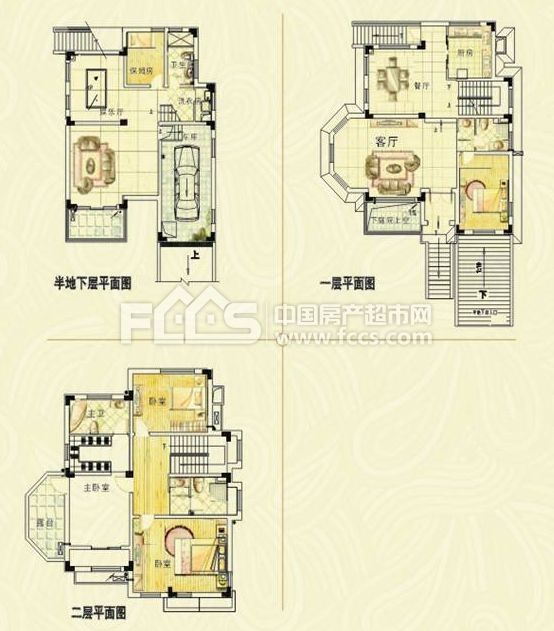 新思维·红河谷别墅-5室3厅4卫,建筑面积约300.0㎡