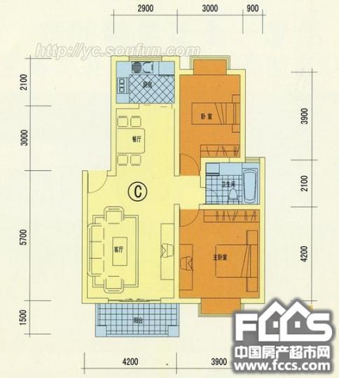 宜昌房产超市网 宜昌小区 伍家岗区小区 江山多娇二期 户型编号 户型