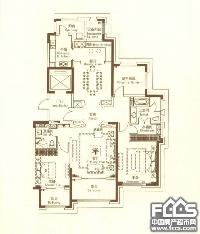 用途: 住宅 户 型: 面 积: 约141m² 户型编号: 户型图天玺b户型