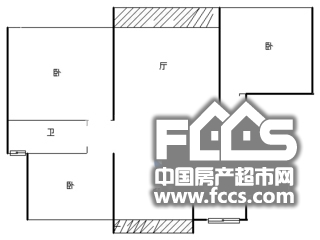 尚东鼎f户型二层 2室1厅2卫 319.