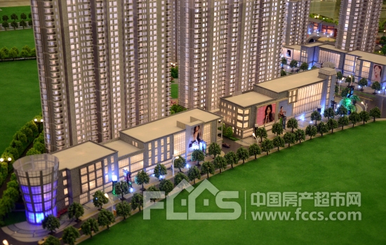 如意江南·商业街镇江如意江南·商业街沙盘图