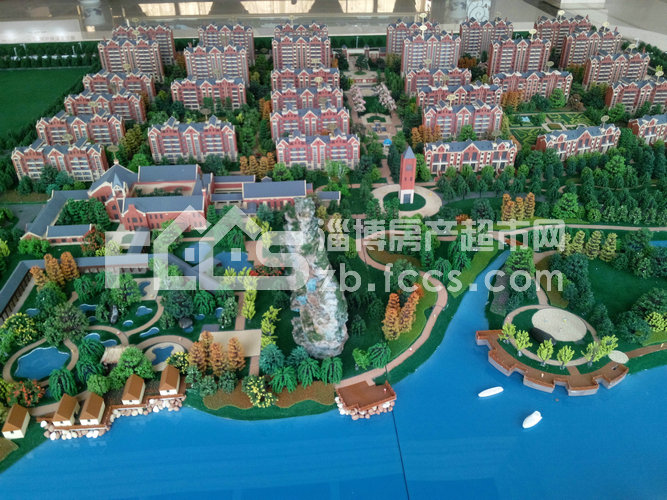 红橡树淄博红橡树售楼处沙盘