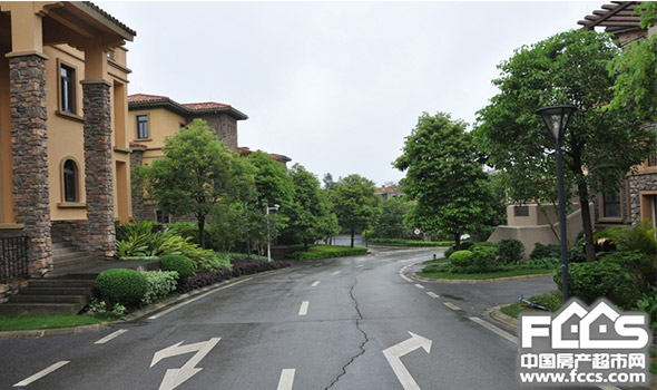 嘉和城塞纳左岸南宁嘉和城塞纳左岸小区道路实景图