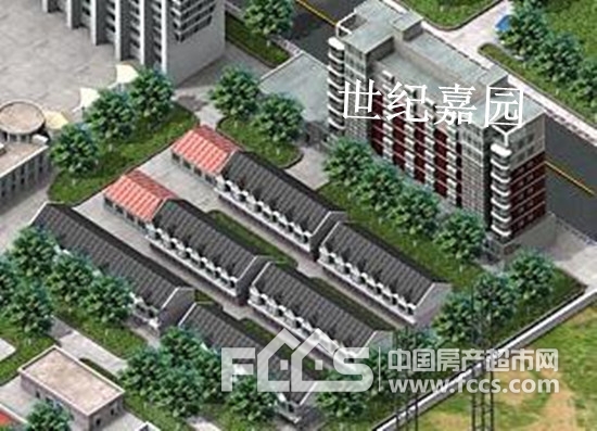 世纪嘉园写字楼小区图片及景观 嘉兴房产超市网