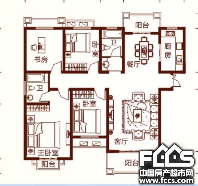 赣州龙翔国际户型图 赣州房产超市网