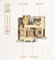 佳源鸿翔·东方都市3室2厅2卫封面图