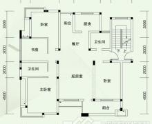 4室2厅2卫的户型图