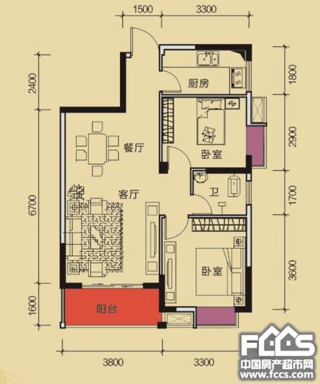 瑞和家园二期户型图图片