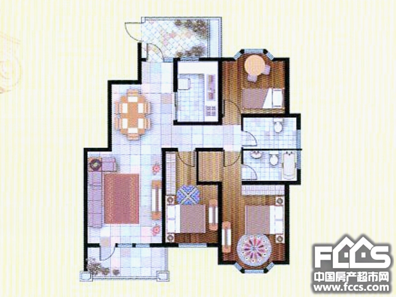 宏利達·銀河灣戶型圖27號樓a1-null,建築面積約142.0㎡