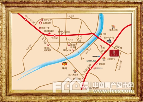 黄山公馆楼盘总平图1